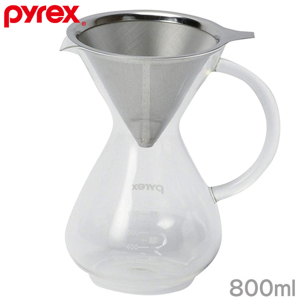 Pyrex パイレックス コーヒーサーバー 800ml ステンレスコーヒー