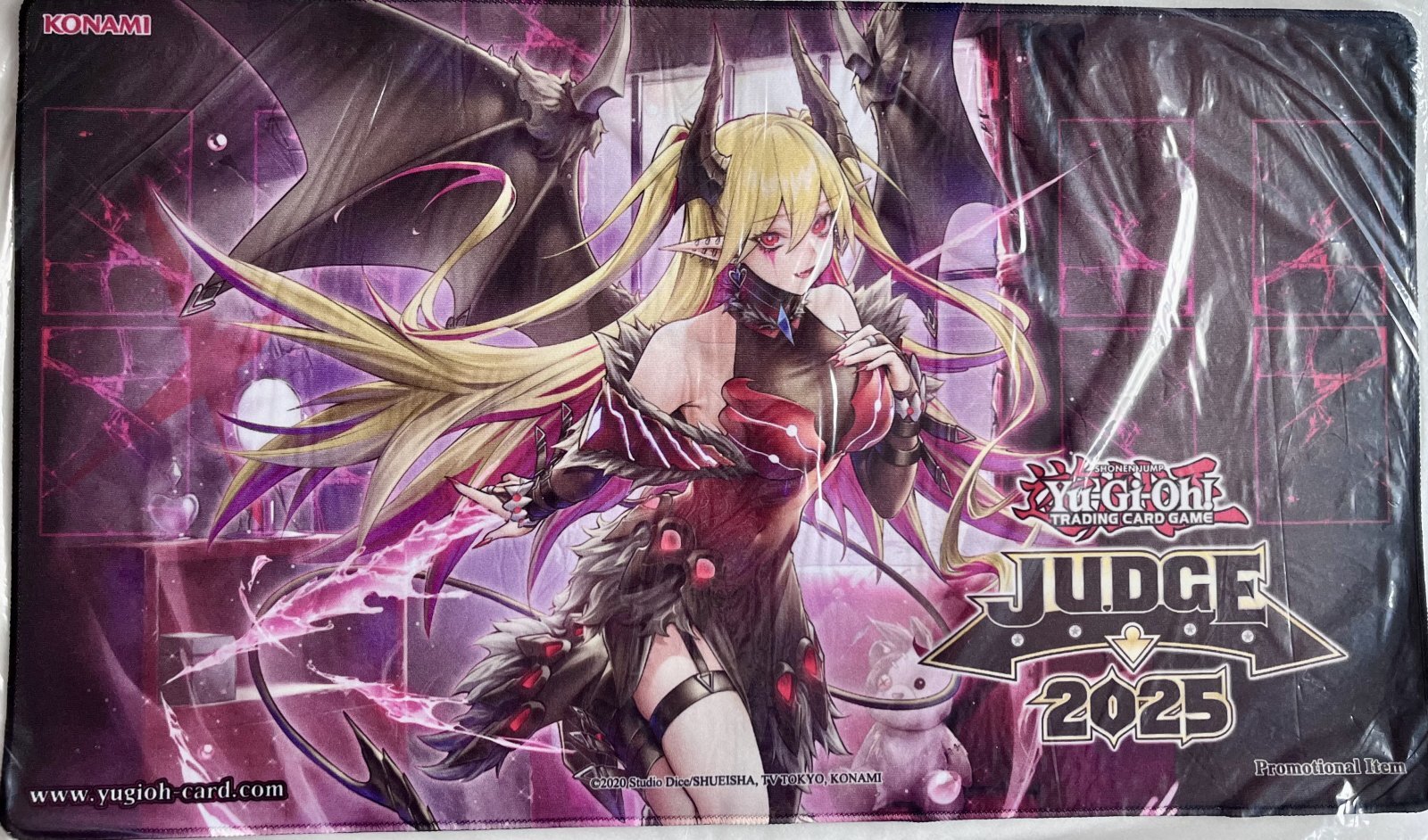 遊戯王OCG 公式プレイマット 2018 ジャッジ 魔妖プレイマット 世界15枚