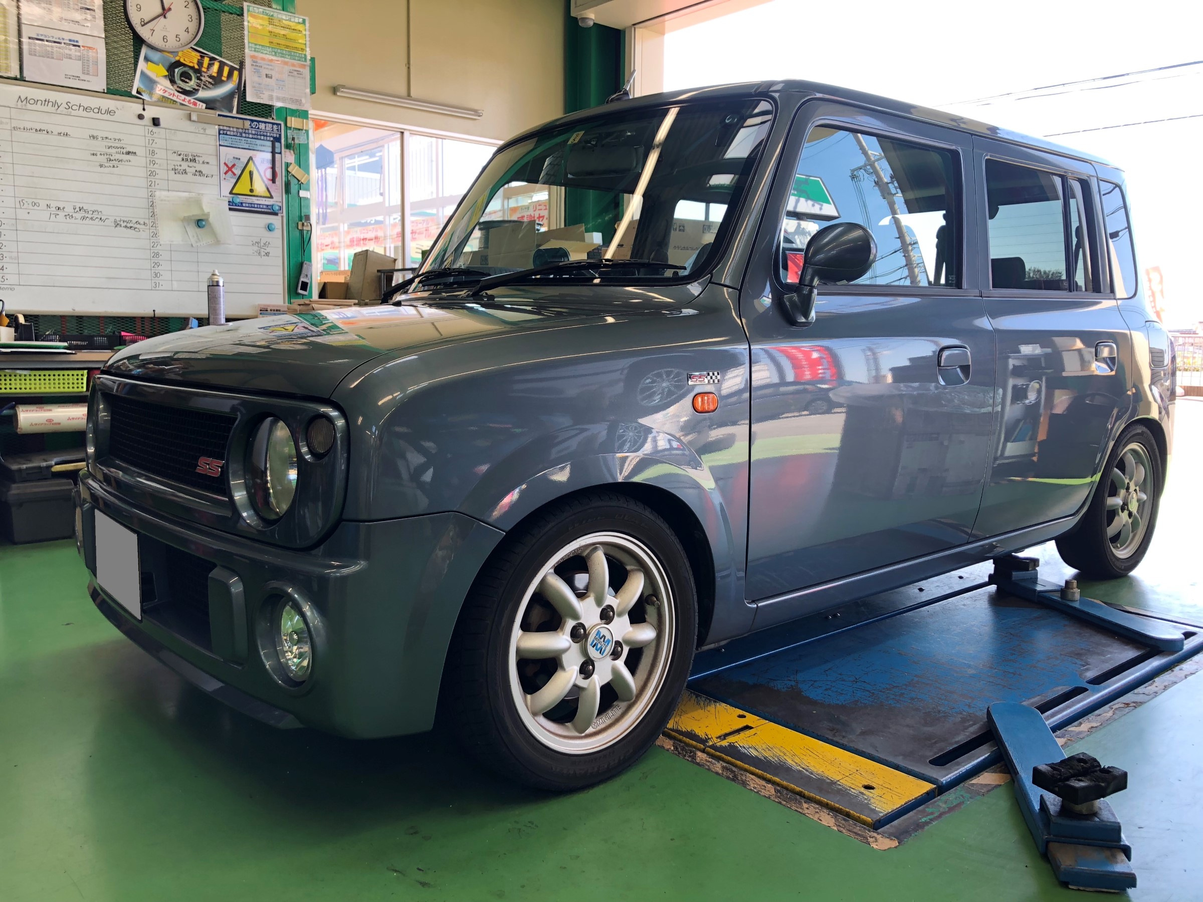 ラパンSS （HE21S） ストリートライド車高調取付♪ | 店舗お