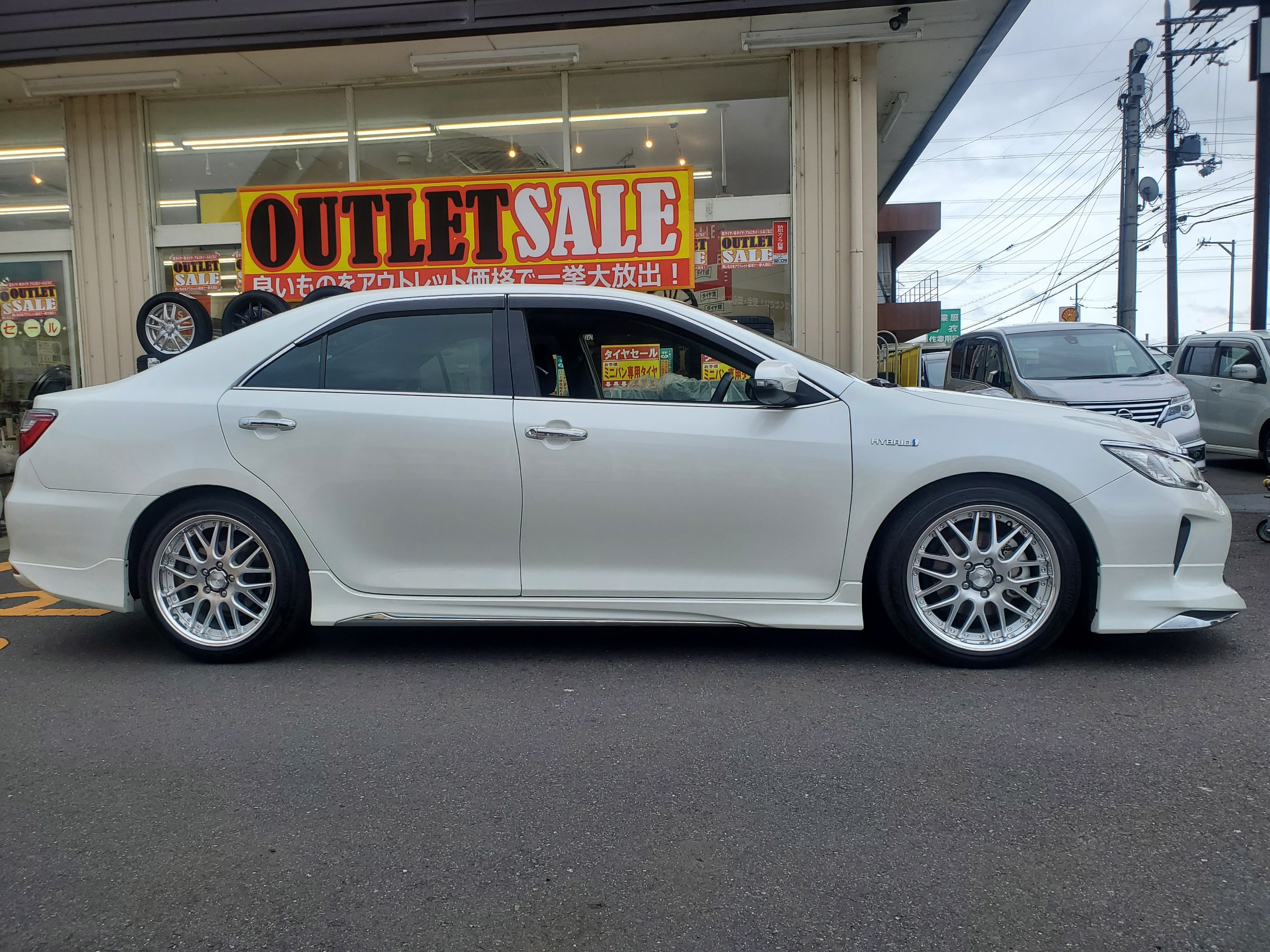 50カムリハイブリッド 車高調取り付け | 店舗おススメ情報 | タイヤ館