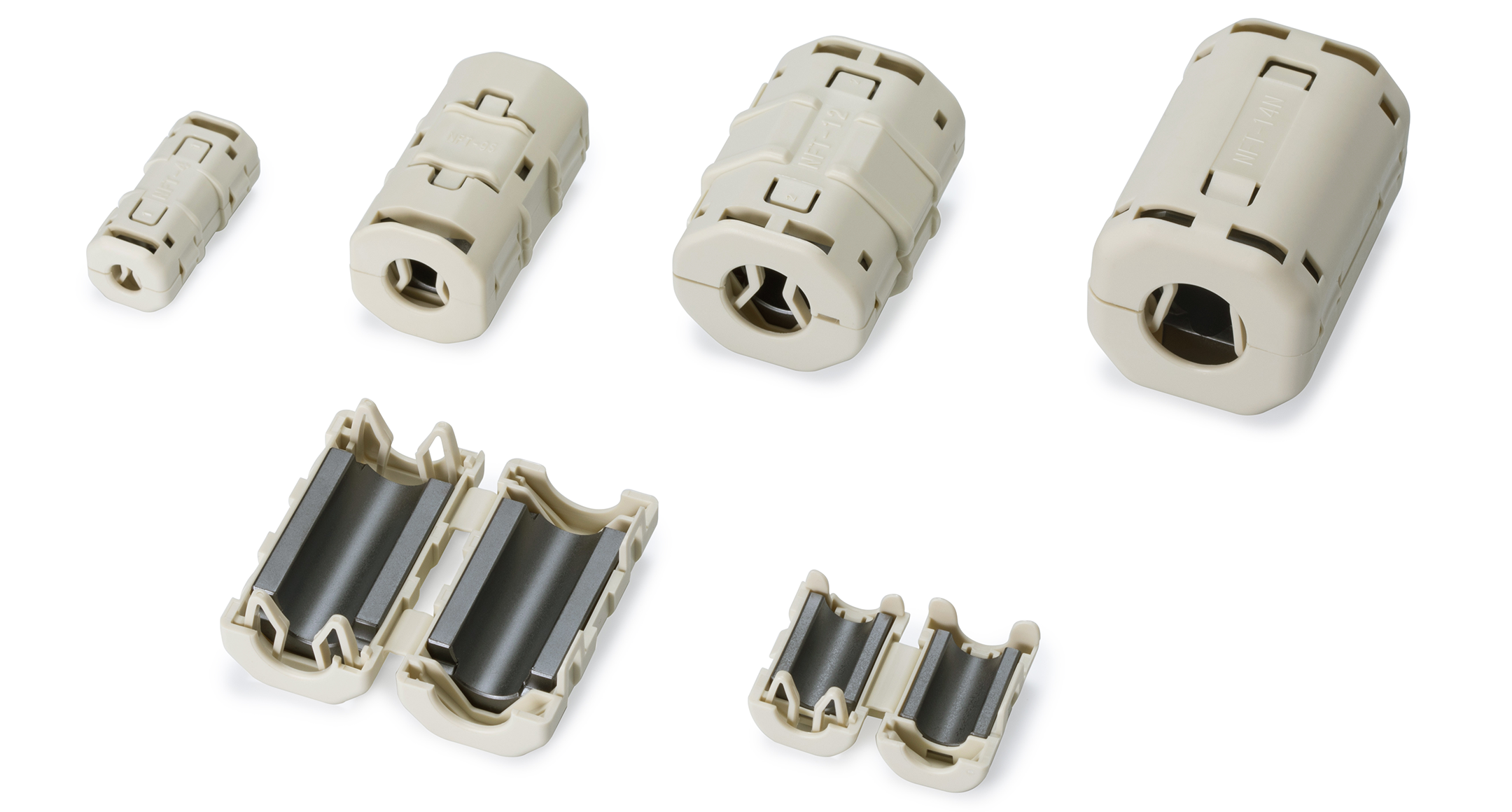 ワンタッチ分割スリーブコア NFTシリーズ | 製品情報 | タカチ電機工業