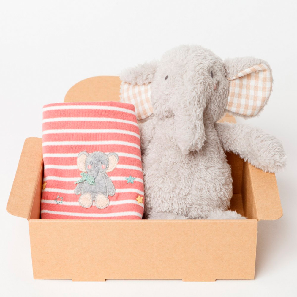 ゾウのぬいぐるみ＆スタイ・ギフトセット | 商品詳細 | 高島屋
