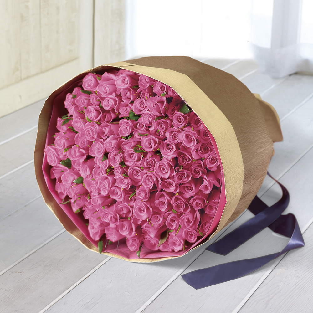 生花 花束「ピンクバラ100本」 | 商品詳細 | 高島屋オンラインストア