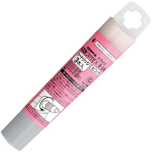 たのめーる】ゼブラ 蛍光オプテックス1・2用カートリッジ ピンク RWK8