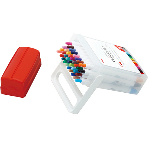 たのめーる】ゼブラ ノック式水性カラーペン クリッカート 36色セット