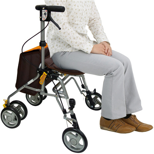 たのめーる】島製作所 歩行車 シンフォニーSPスリム ダマスクピンク 1