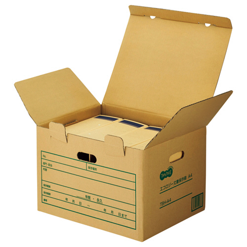 たのめーる】TANOSEE 文書保存箱 A4用 内寸:W416×D320×H264mm 1パック