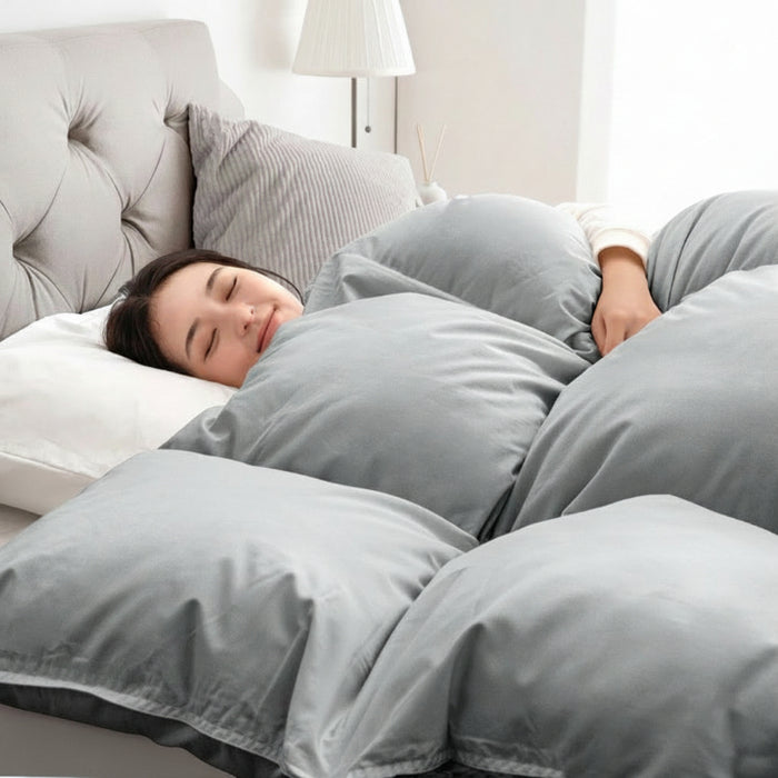 シングル] 羽毛布団 増量1.2kg 日本製 ホワイトグースダウン93