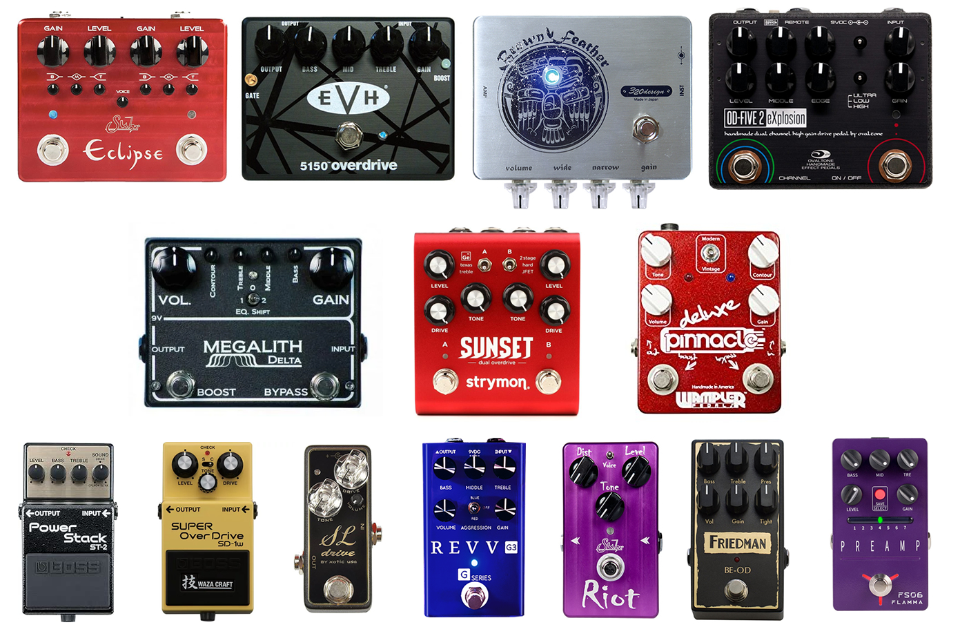 手放した機材のレビュー② ディストーション・オーバードライブペダル