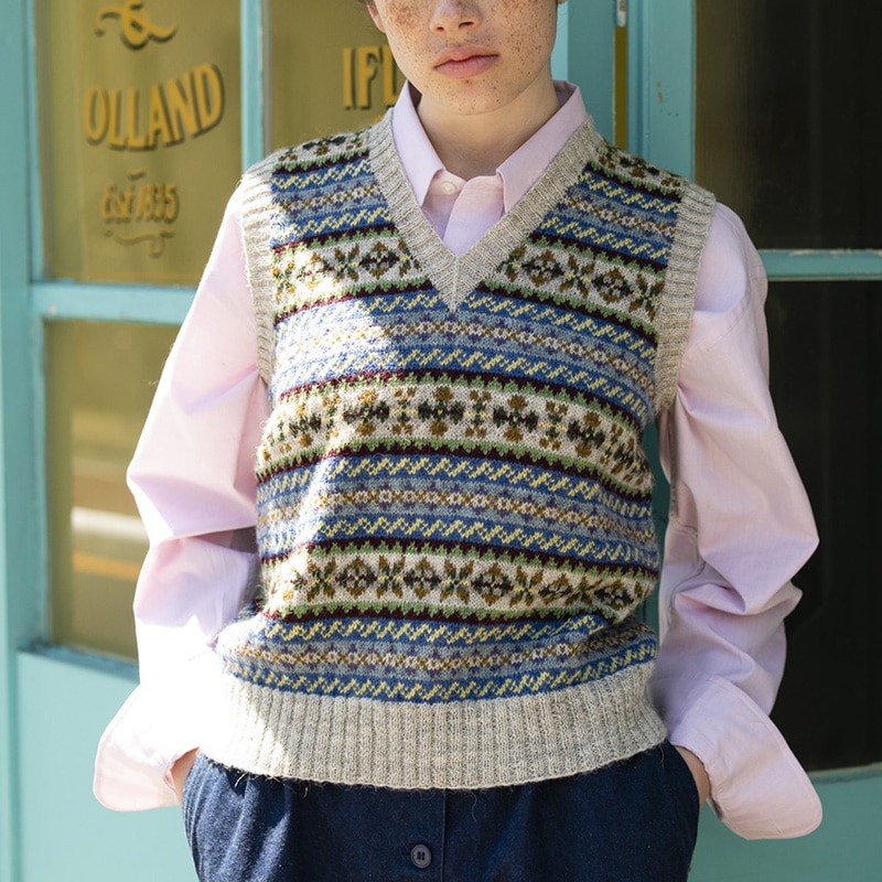 レシピ〉フェアアイルのレディースベスト: レシピ｜手づくりタウン by