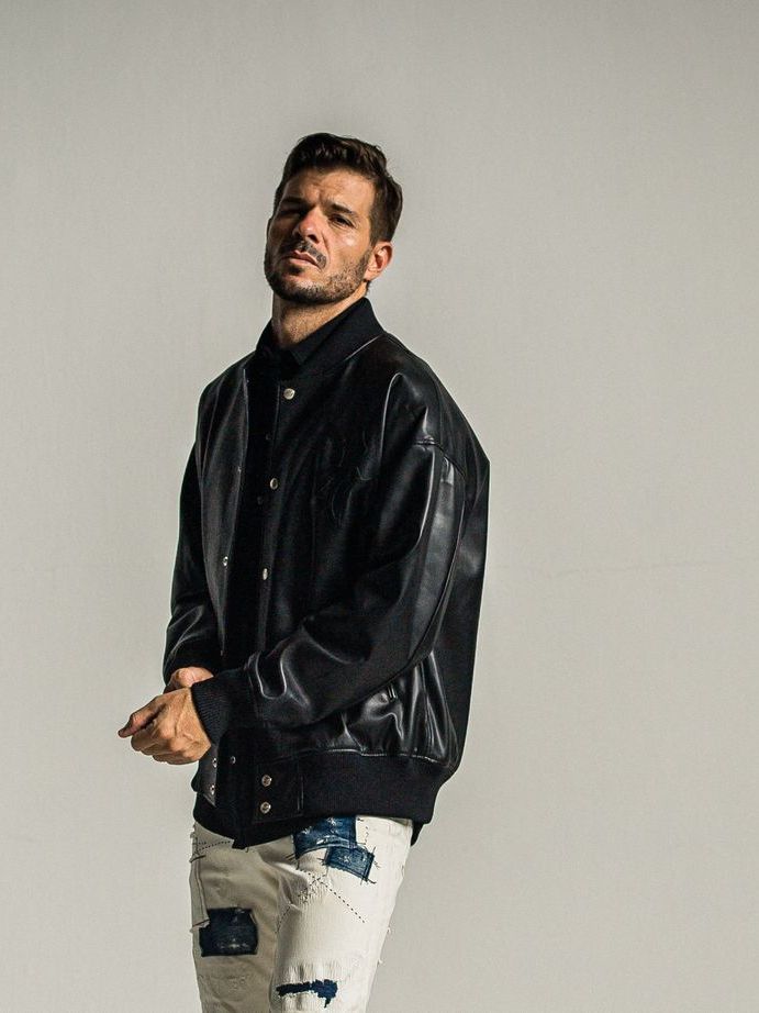 RESOUND CLOTHING - 《予約9月1日18時締め》 leather Varsity jacket