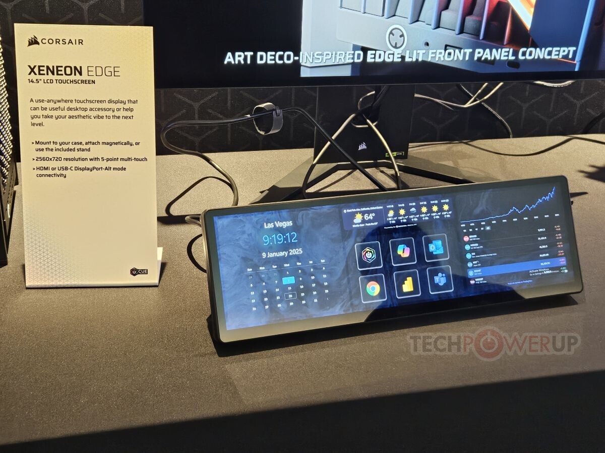 Corsair Xeneon Edge Touchscreen is Your Monitor's Copilot
