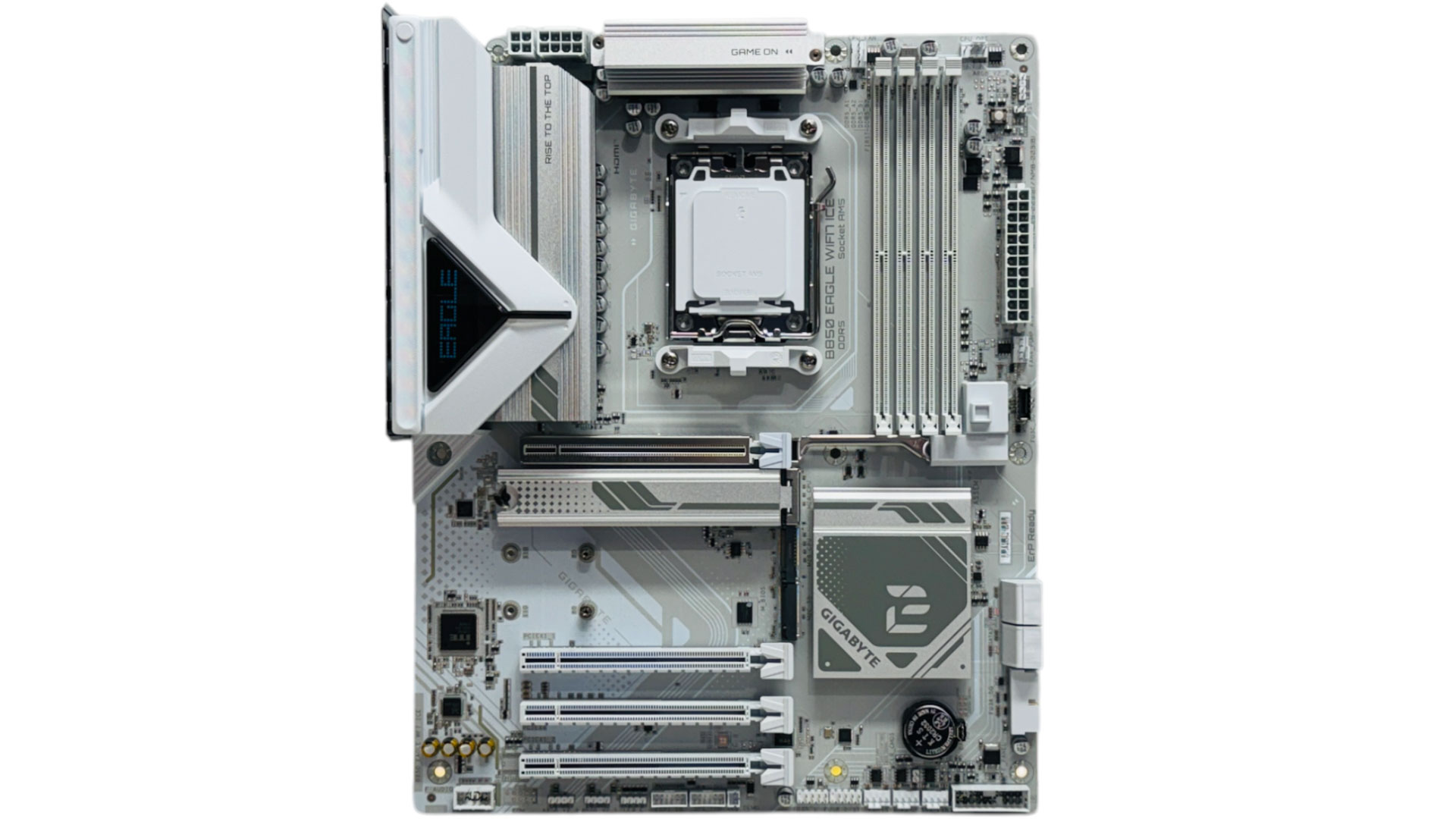 Gigabyte B850 Eagle WiFi7 Ice Review - Board Layout | TechPowerUp