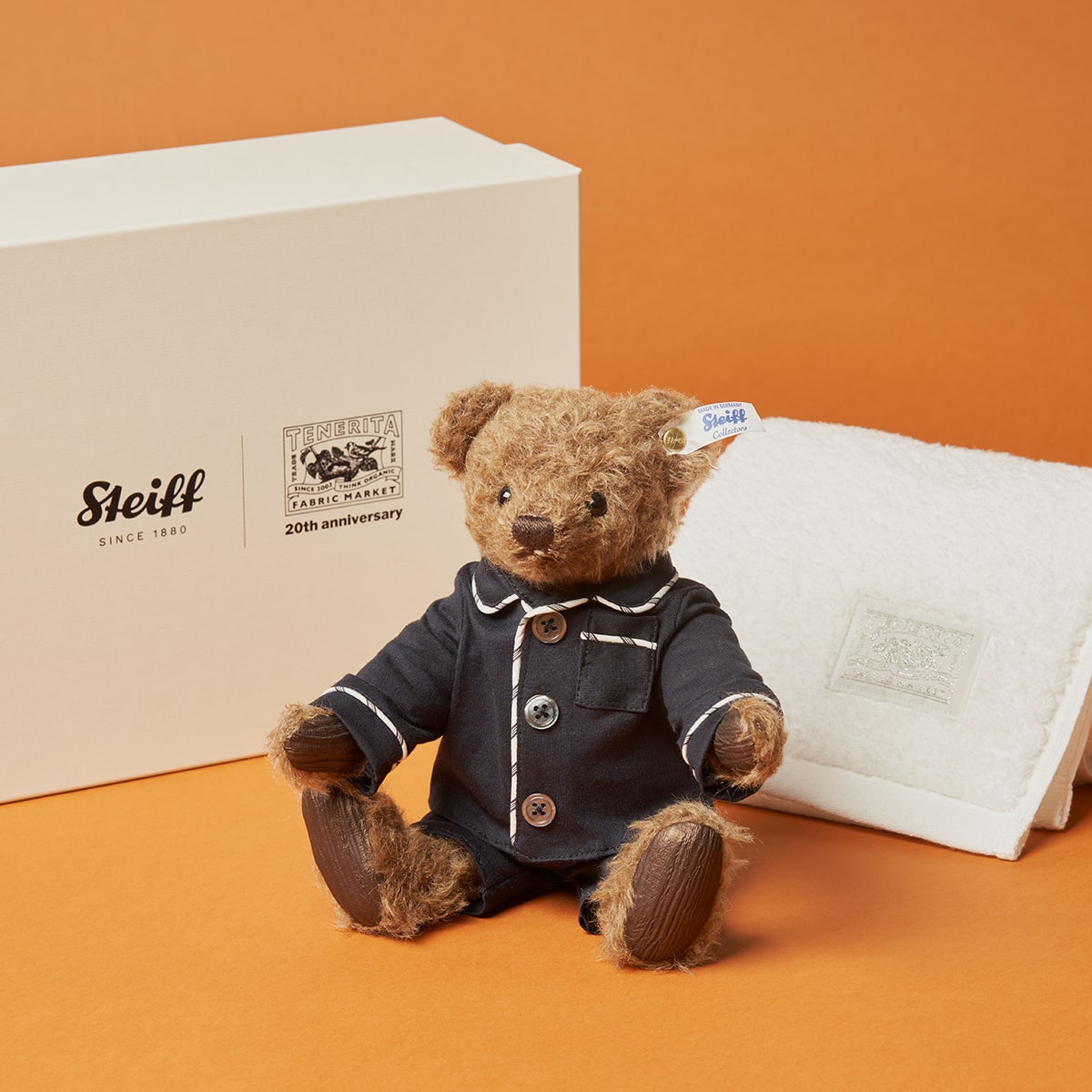 テネリータ×シュタイフ タオル＆テディベアセット(FREE -): ギフト