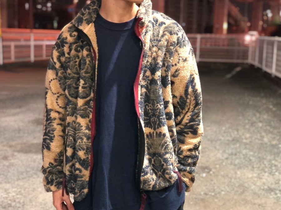 KAPITAL/キャピタル】よりダマスク柄フリースZIPブルゾン入荷です