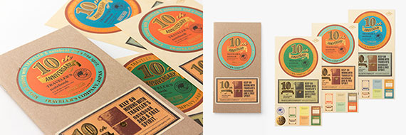 トラベラーズノート ミニ 10周年缶セット｜トラベラーズファクトリー