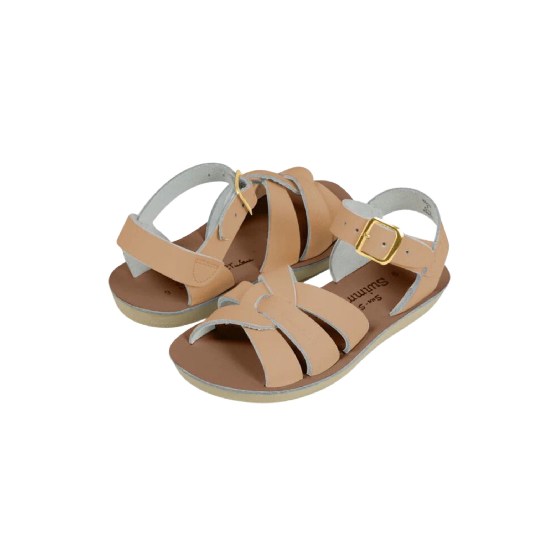 Salt-Water Sandals | Swimmer Kids Sandals - Latte – The Elly Store