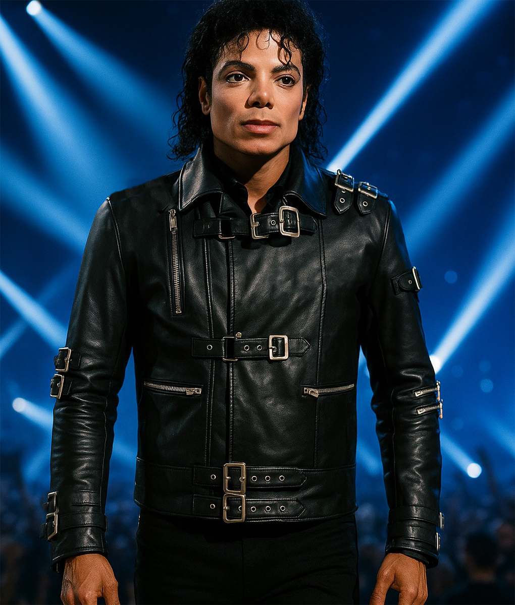 Michael Jackson Bad Jacket - Michael Jackson Leather Jacket Bad