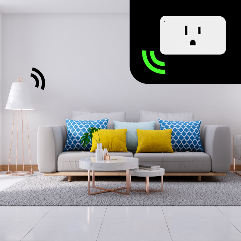 Zooz 800 Series Z-Wave Long Range Smart Plug ZEN04 800LR - The