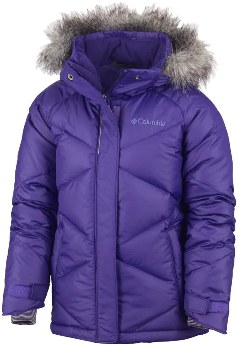 Columbia Mini Lady Down Girls Jacket in Purple | Waterproof