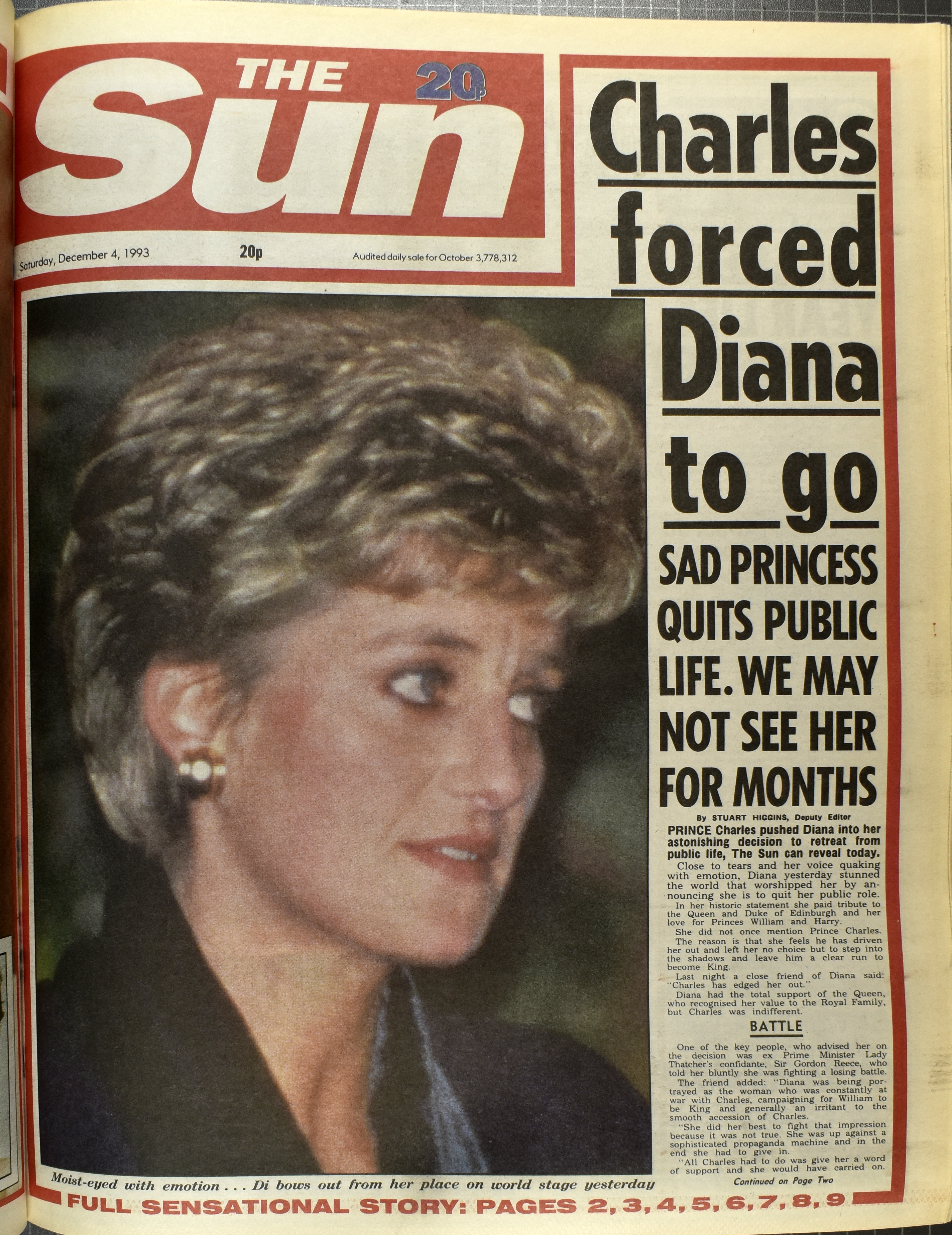 Princess Diana remembered in The Sun's historic front pages 22