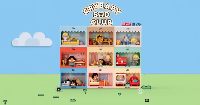 POP MART x Molly Yllom of Molly's Factory Presents CRYBABY Sad