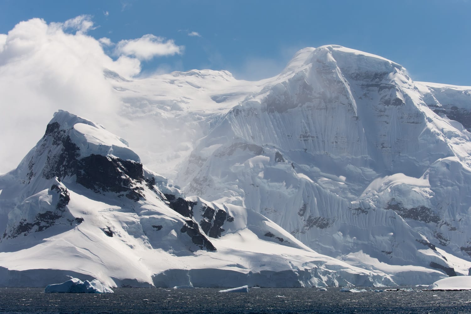 A Rare Flipped Iceberg in Antarctica Photographed by Alex Cornell