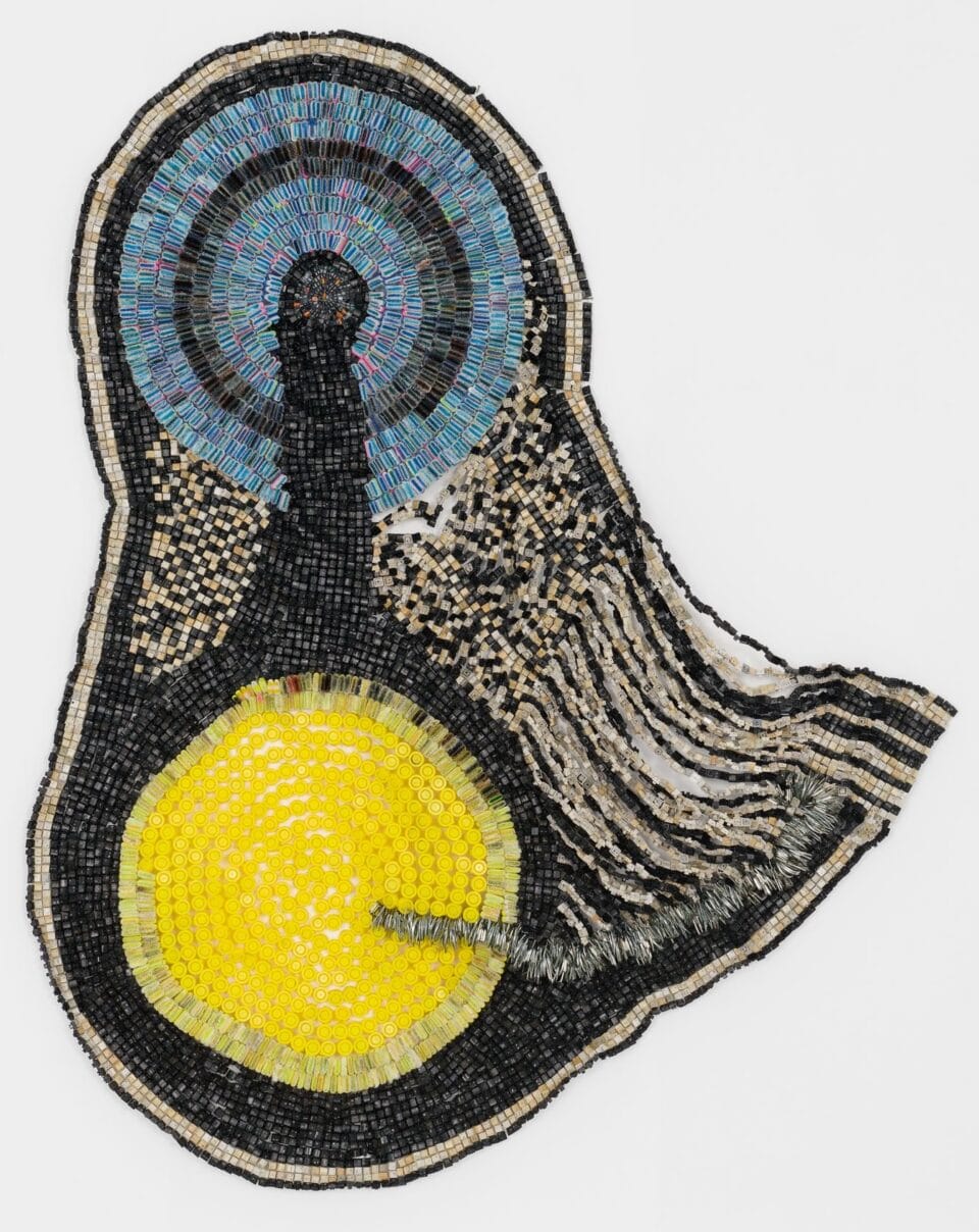 From Computer Keys and Bottle Caps, Moffat Takadiwa's Tapestries