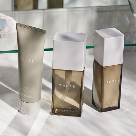 THREE クレンジング バーム ＆ ジェリー ウォッシュ セット
