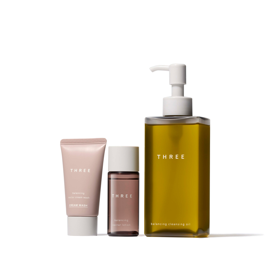 THREE バランシング クレンジング オイル N トライアル セット