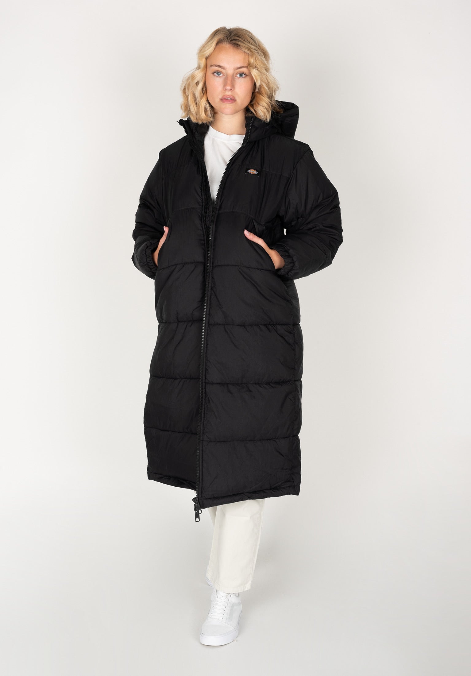 Alatna Long Dickies Winter Jackets in black for women – TITUS