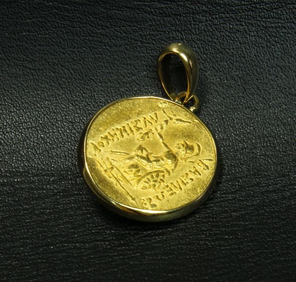 古代ギリシャ スターテル金貨 コインペンダント アレキサンダー大王