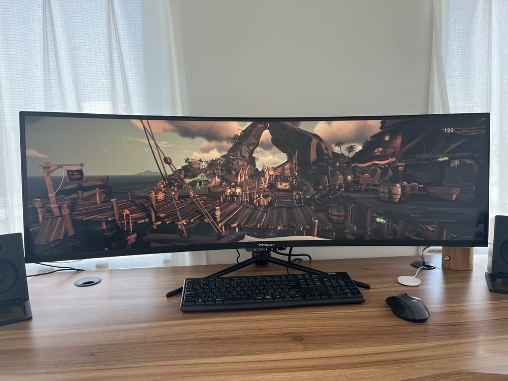 Innocn 49C1R』レビュー | 49インチ・5K解像度・最高120Hz対応の曲面