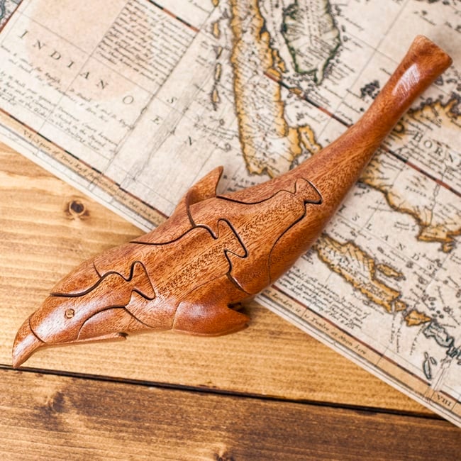 アニマル型立体ジグソーパズル -イルカさん の通販 - TIRAKITA.COM