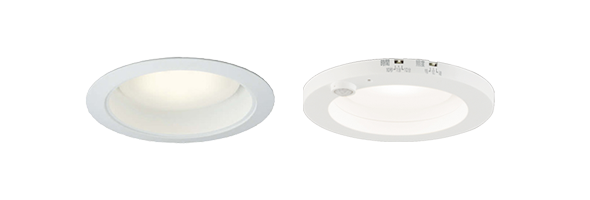 LEDユニットフラット形ダウンライト（一般形、センサー付
