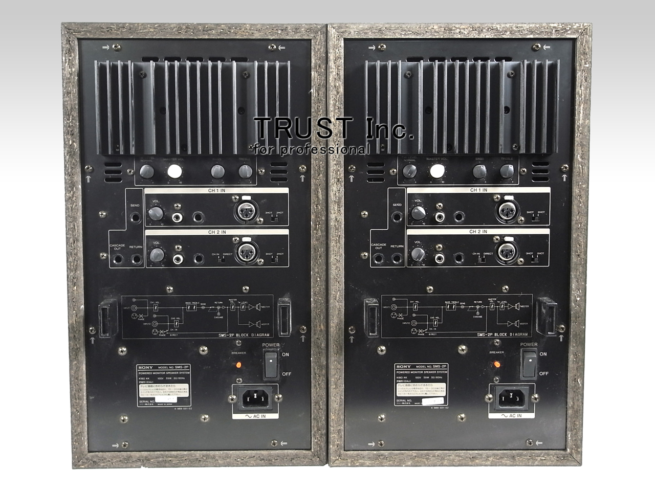 SMS-2P / Powered Monitor Speaker System【中古放送用・業務用 映像