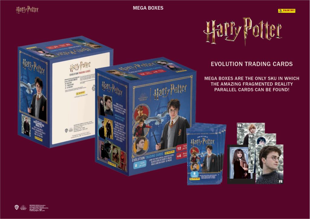 PANINI Harry Potter Evolution Trading Cards Mega Box【製品情報