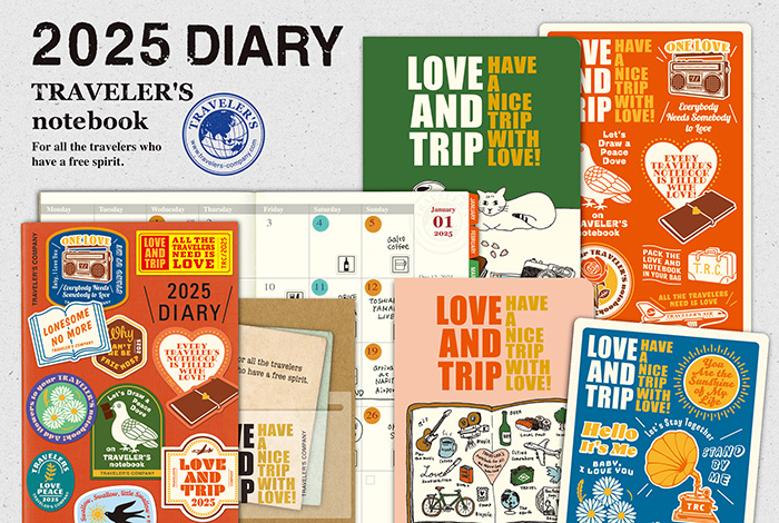 TRAVELER'S notebook 2025 DIARY | TRAVELER'S COMPANY