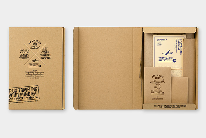 トラベラーズノート 限定セット エアライン / TRAVELER'S notebook