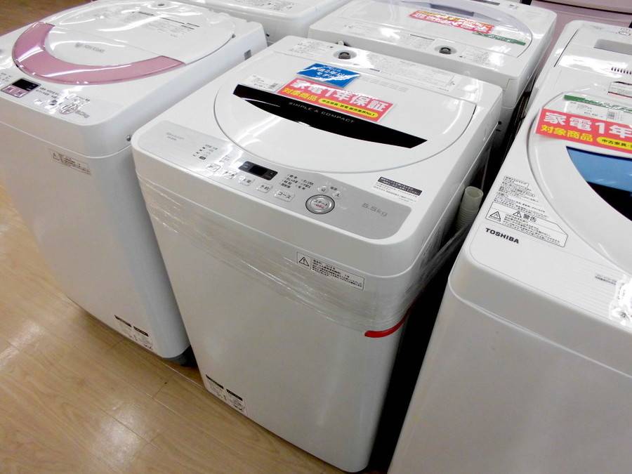 2018年製SHARP(シャープ)の5.5kg全自動洗濯機「ES-GE5B」をご紹介