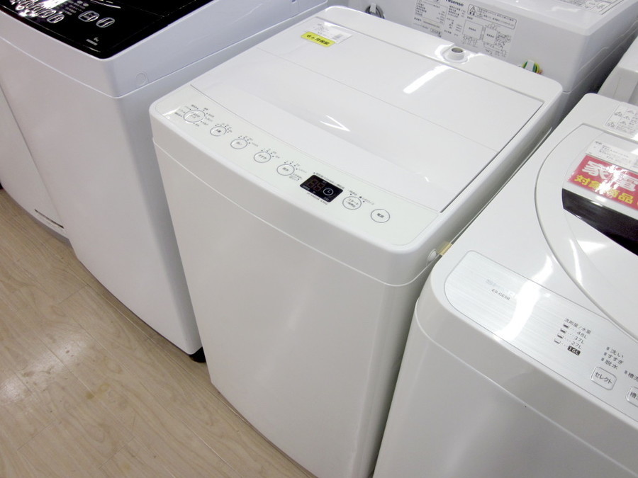 amadana(アマダナ)の4.5kg全自動洗濯機2018年製「AT-WM45B」｜2019年11