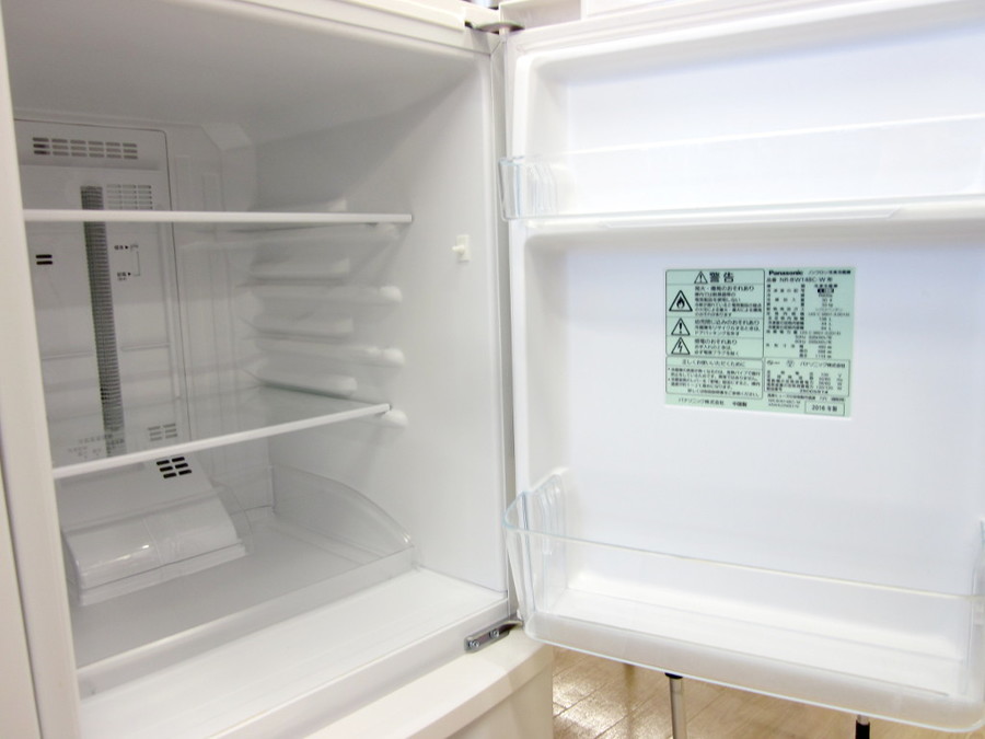 愛知近郊配送無料 Panasonic138L冷蔵庫NR-BW14FJ-W