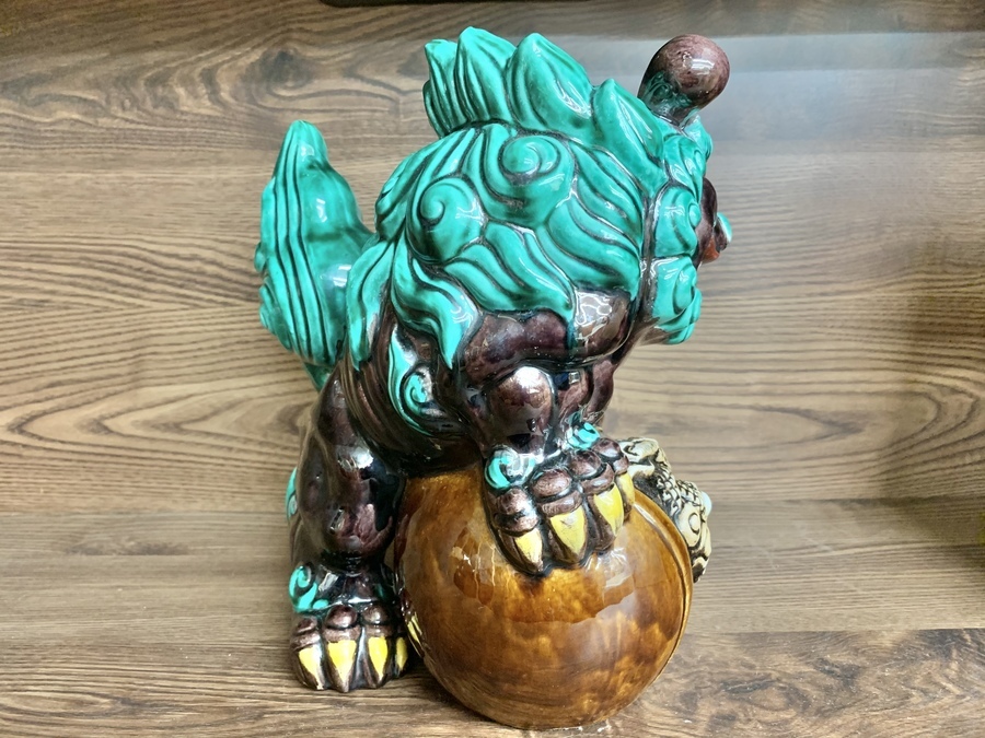 丸谷焼】伝統工芸品！獅子の置物のご紹介です！【トレファク花小金井店