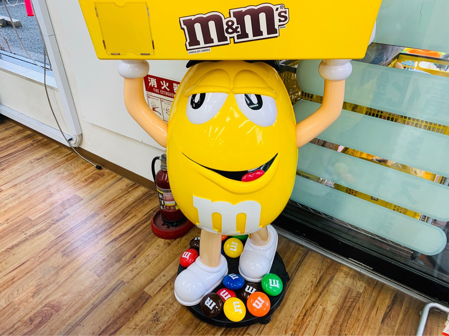 m&m's】大きな『ディスプレイフィギュア』が入荷しました！【松戸店