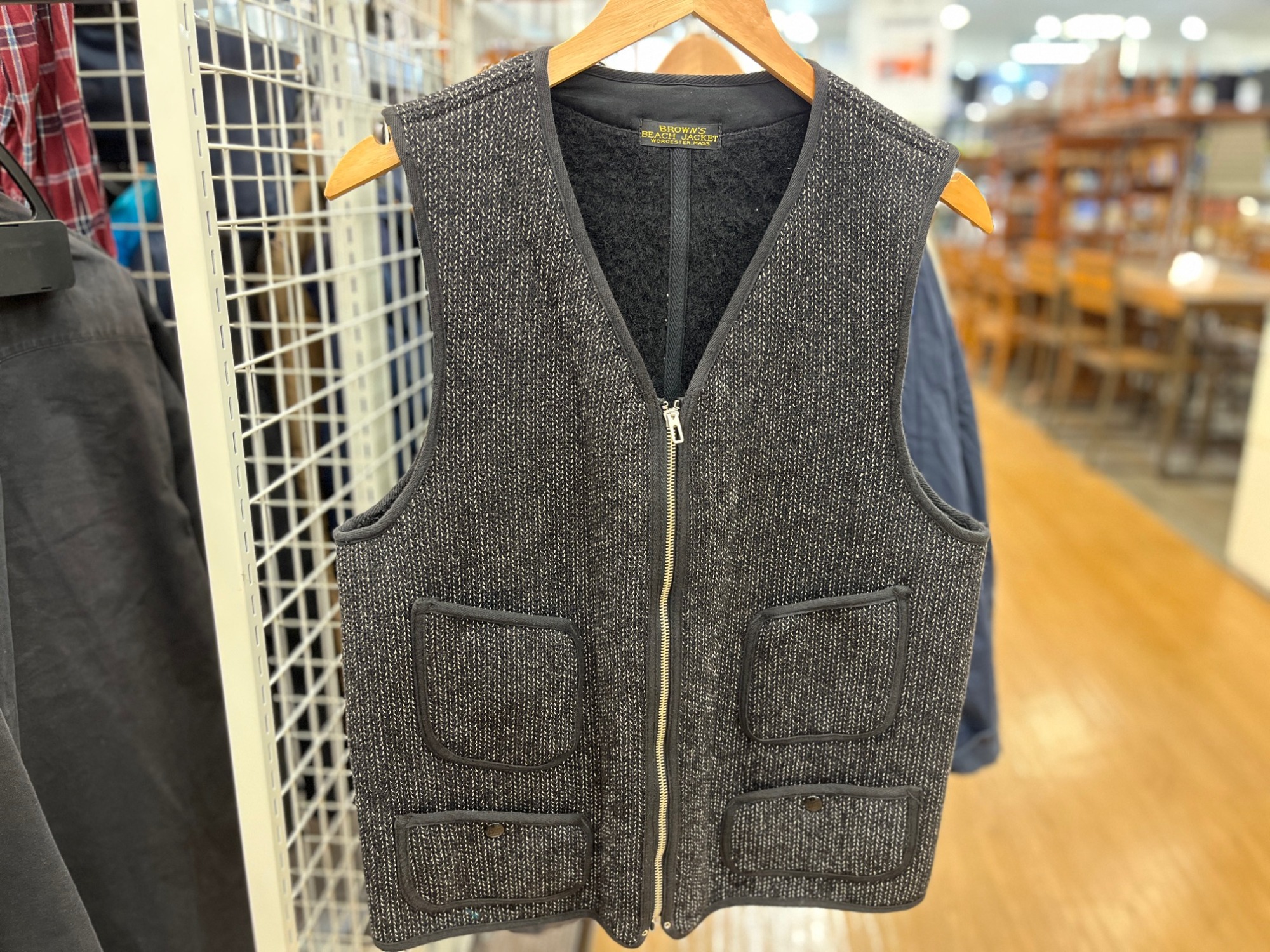 BROWN'S BEACH JACKET/ブラウンズビーチジャケット】ローネック