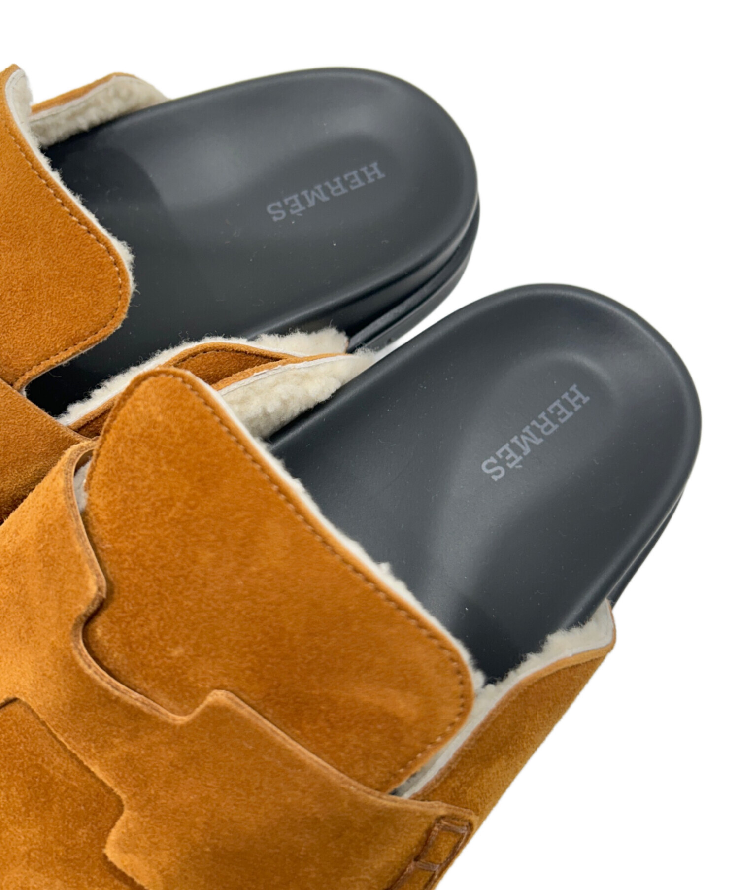 中古・古着通販】HERMES (エルメス) ゴー ミュール ブラウン サイズ:37