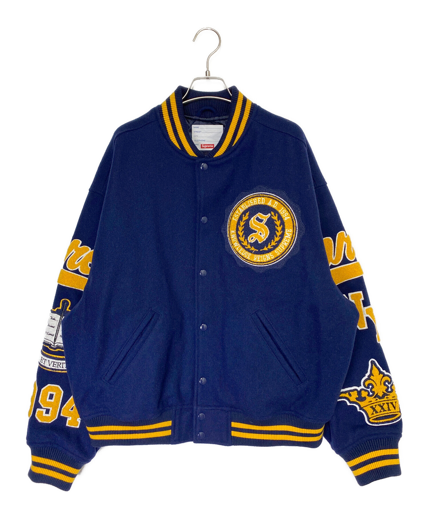 中古・古着通販】SUPREME (シュプリーム) Veritas Varsity Jacket