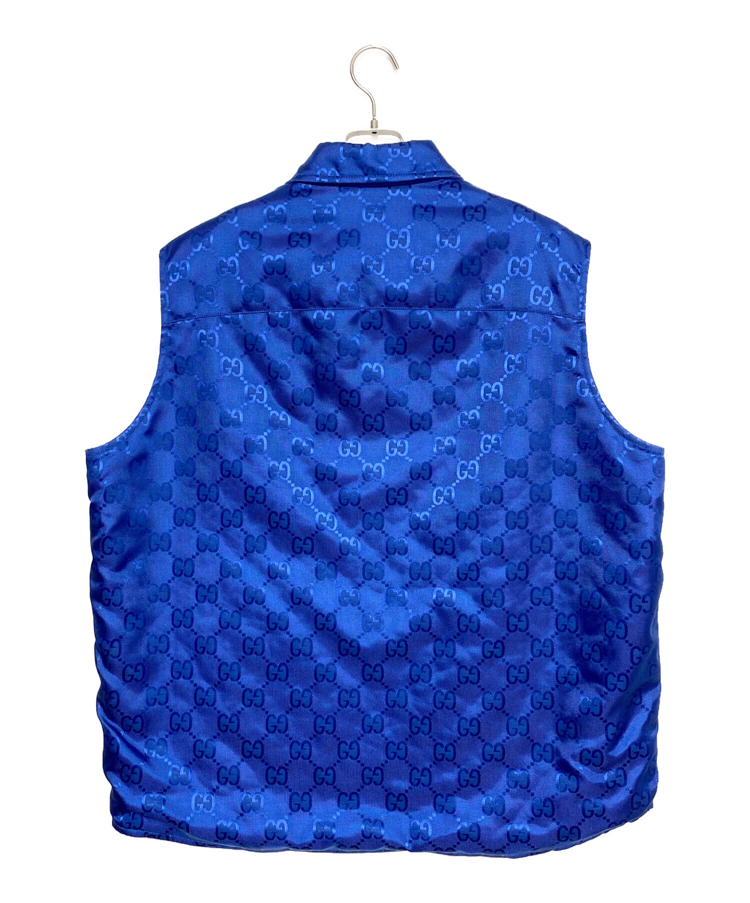 中古・古着通販】GUCCI (グッチ) GG総柄 レザーパッチロゴ ナイロン