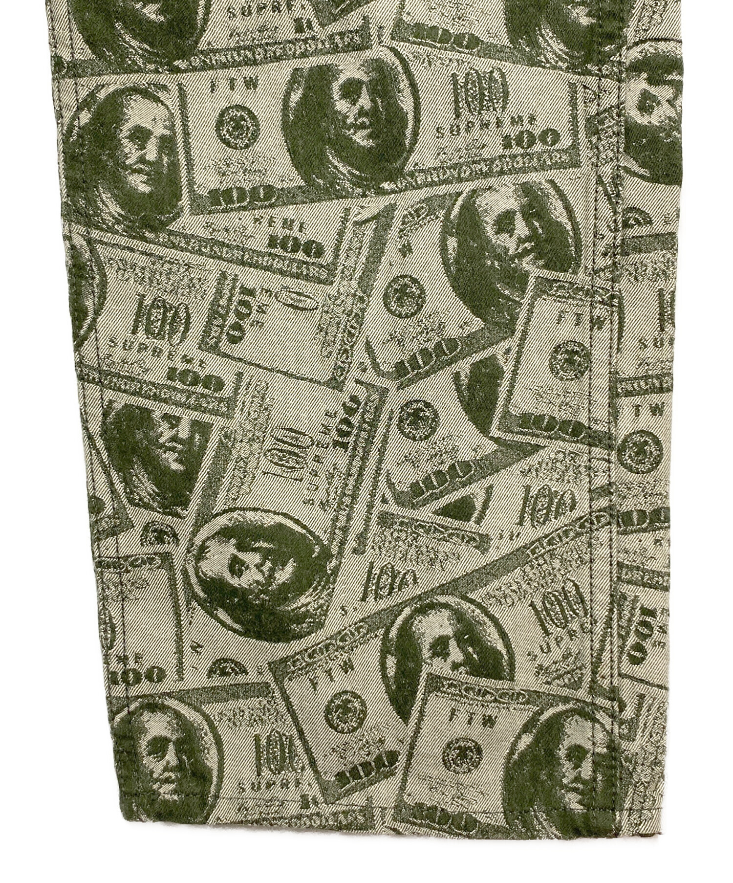 中古・古着通販】SUPREME (シュプリーム) 100 Dollar Bill Overalls