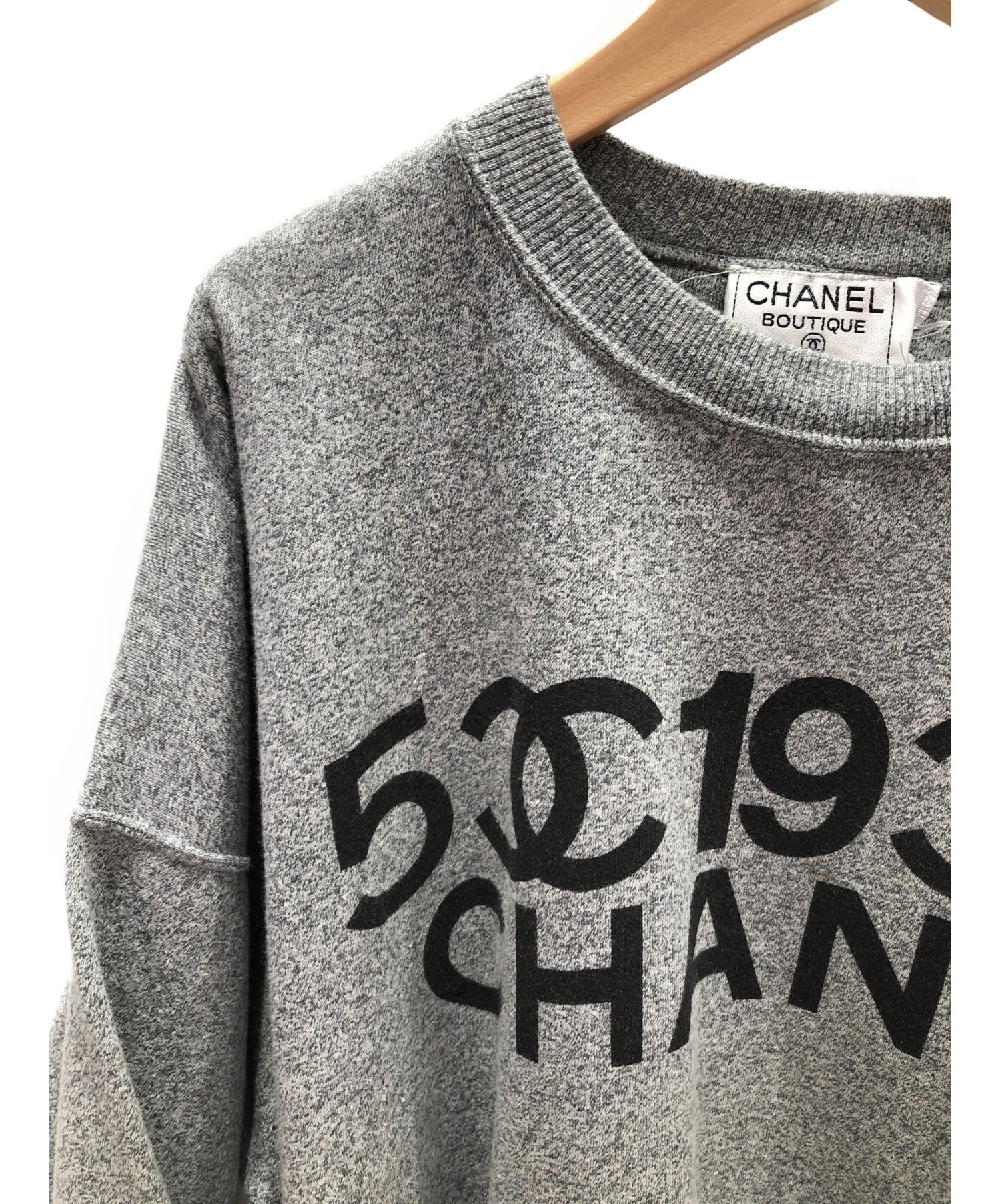 中古・古着通販】CHANEL (シャネル) ヴィンテージロゴスウェット